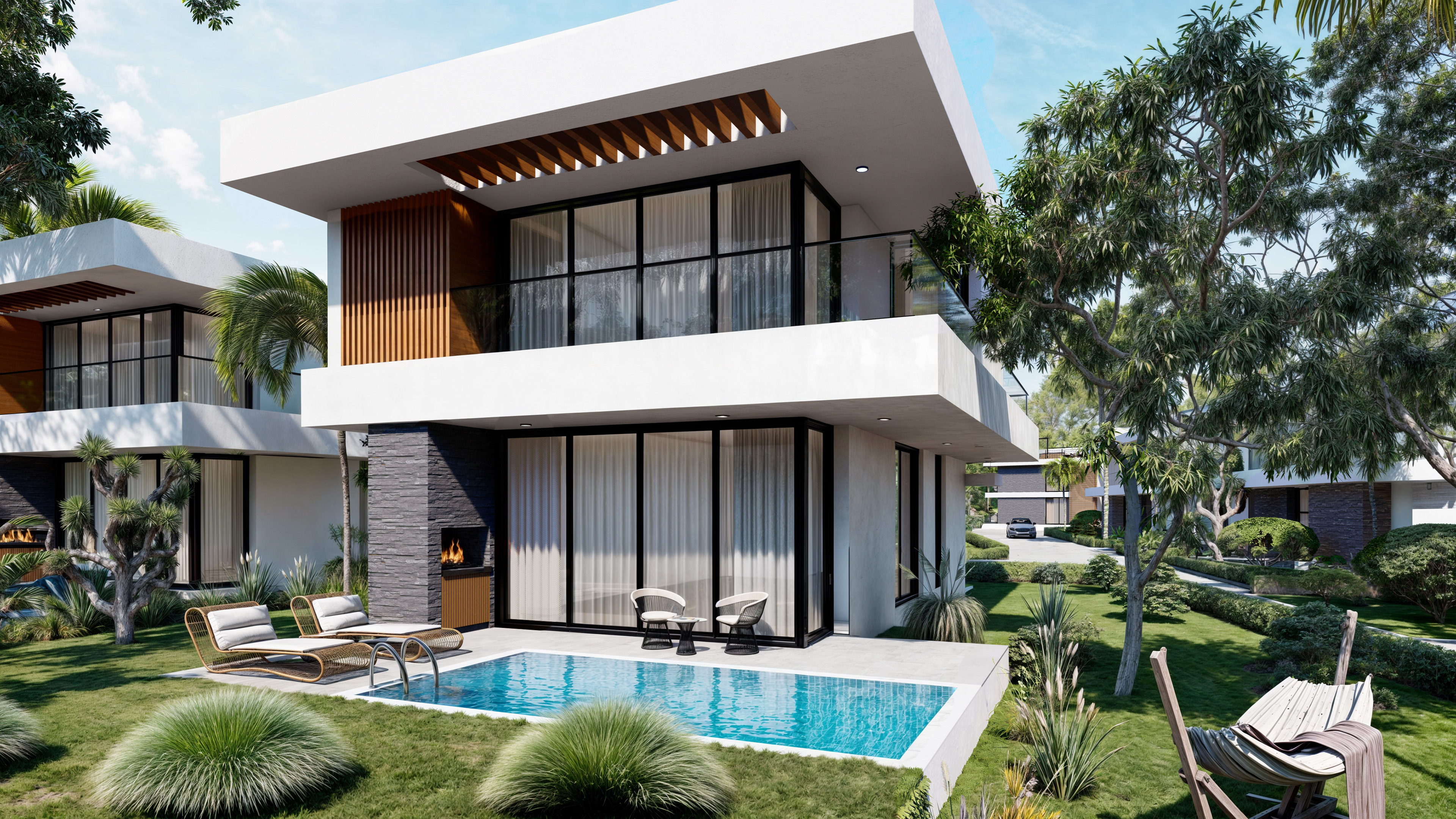 Aquamarine Boğaz Mansions — 3+1 detached villa perspective
