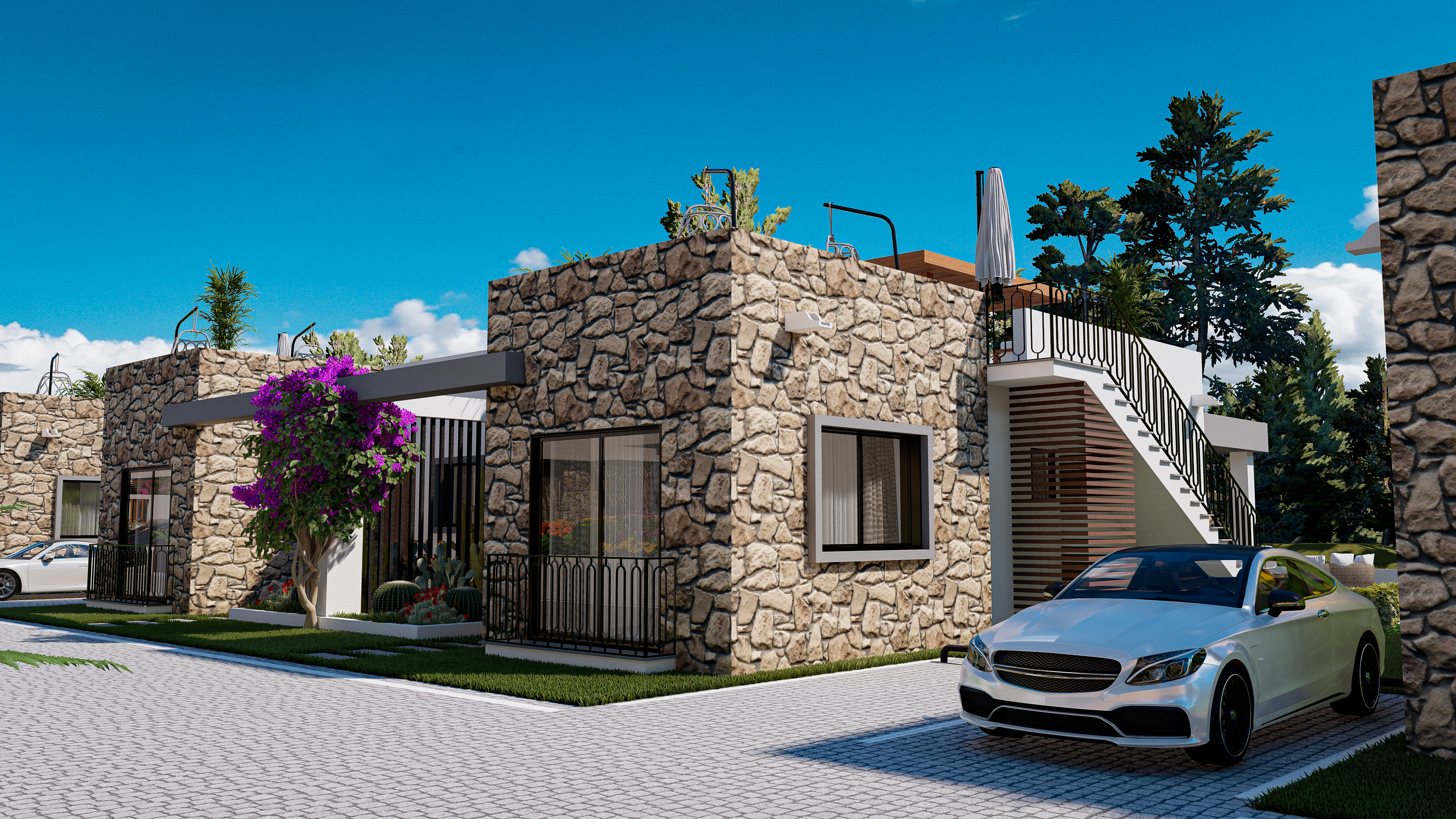 Yalusa Homes — architectural exterior reference